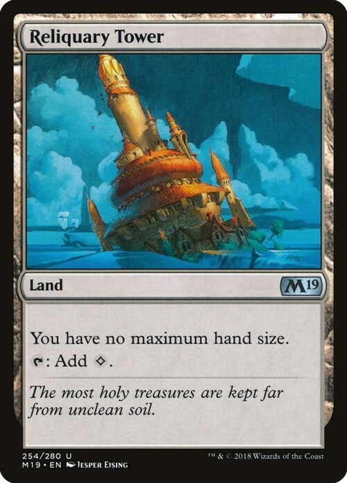 Reliquary Tower Card Front