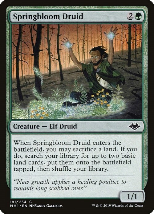 Springbloom Druid Card Front