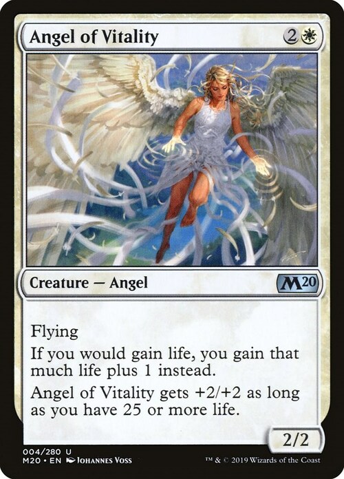 Angel of Vitality Card Front