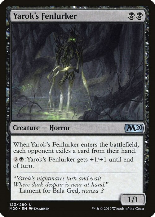 Yarok's Fenlurker Card Front