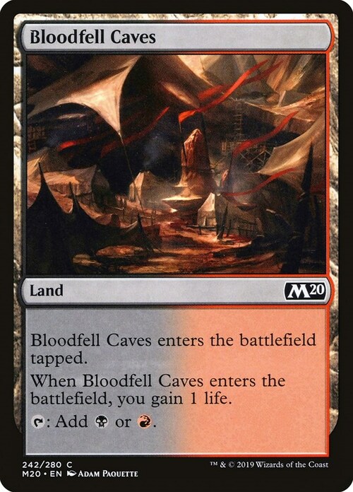 Bloodfell Caves Card Front