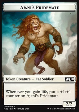 Ajani's Pridemate Card Front