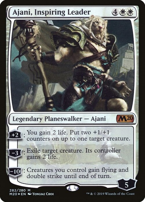 Ajani, Inspiring Leader Card Front