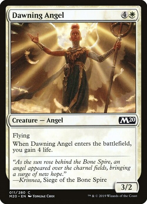 Dawning Angel Card Front