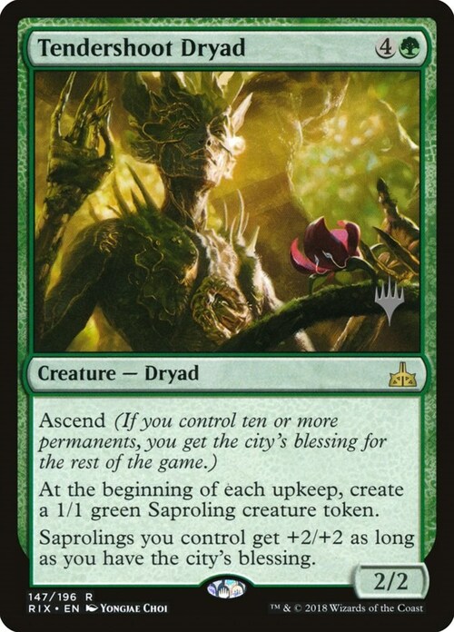 Tendershoot Dryad Card Front