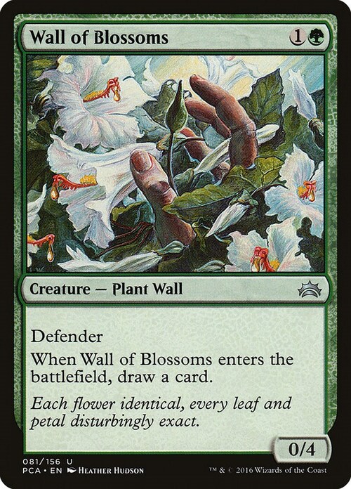 Wall of Blossoms Card Front