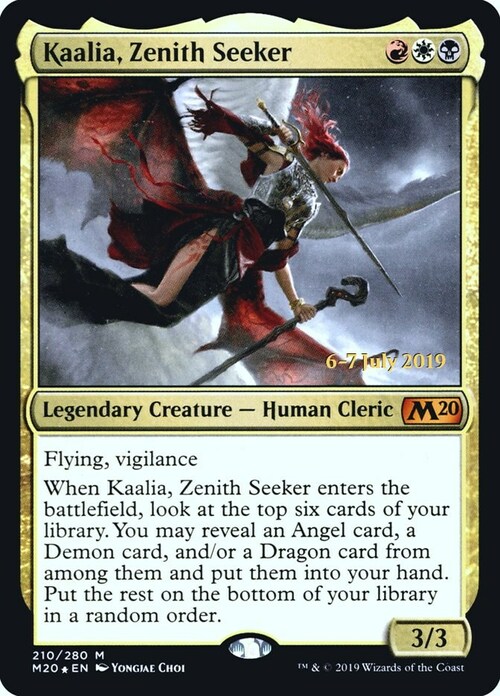 Kaalia, Zenith Seeker Card Front