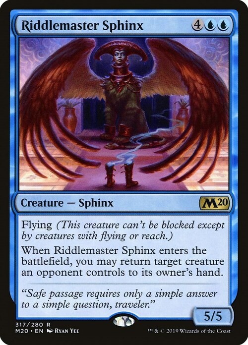 Riddlemaster Sphinx Card Front