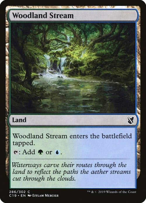 Woodland Stream Card Front