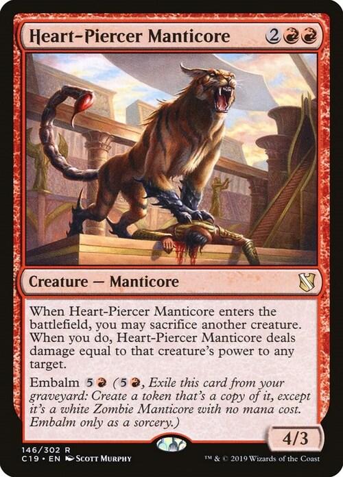 Heart-Piercer Manticore Card Front