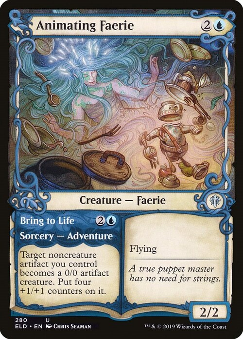 Animating Faerie // Bring to Life Card Front