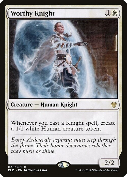 Worthy Knight Card Front