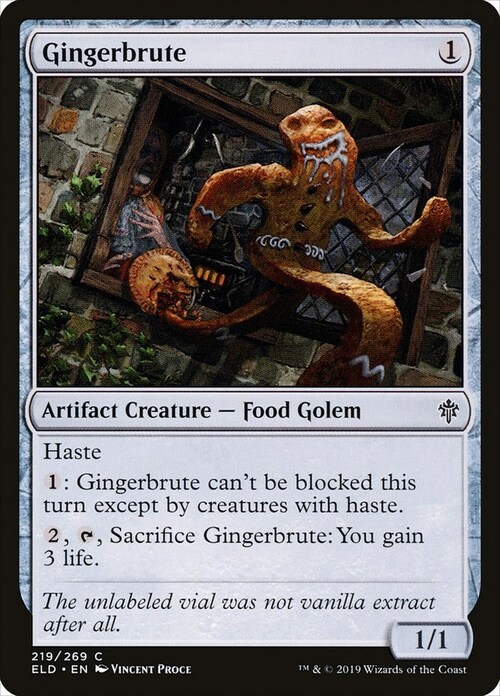 Gingerbrute Card Front