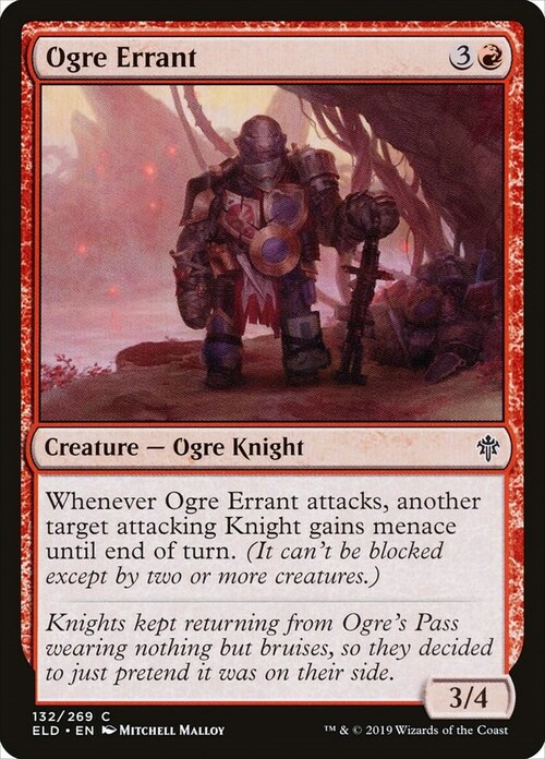 Ogre Errant Card Front