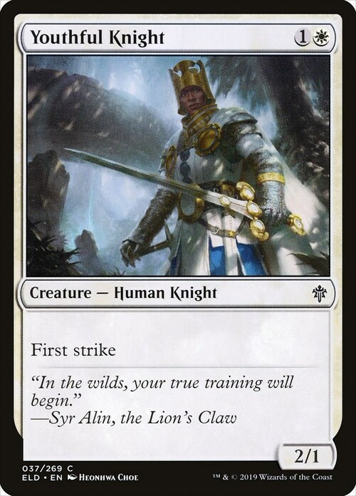 Youthful Knight Card Front