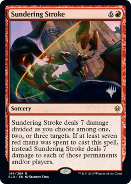 Sundering Stroke Card Front