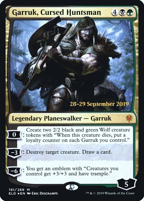 Garruk, Cursed Huntsman Card Front