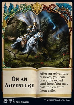 On an Adventure Token Card Front