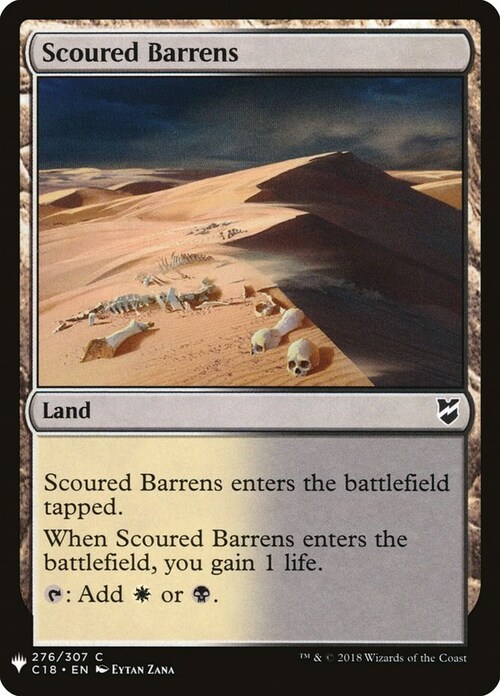 Scoured Barrens Card Front