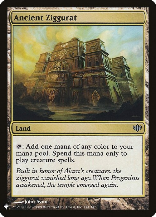 Ancient Ziggurat Card Front