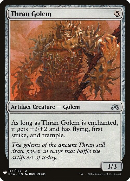 Thran Golem Card Front