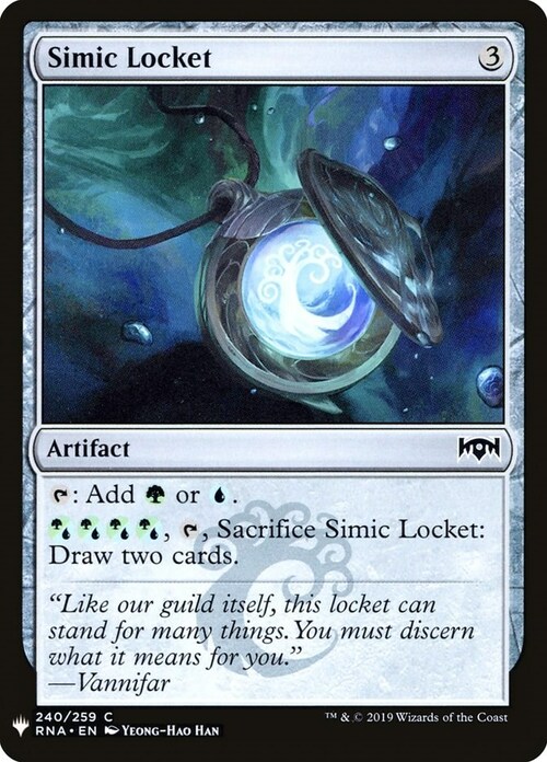 Simic Locket Card Front