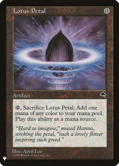 Lotus Petal Card Front