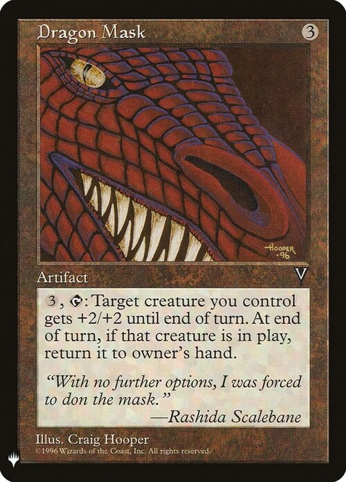 Dragon Mask Card Front