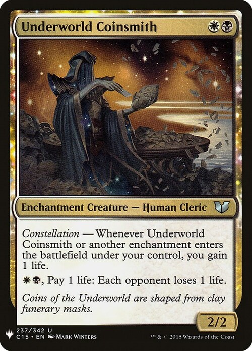 Underworld Coinsmith Card Front