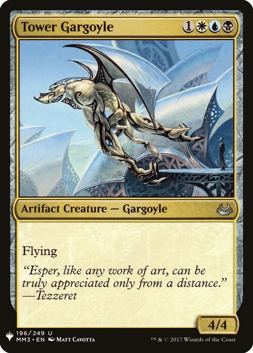 Tower Gargoyle Card Front