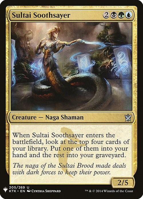 Sultai Soothsayer Card Front