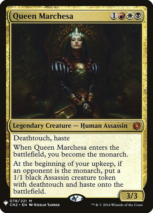 Queen Marchesa Card Front