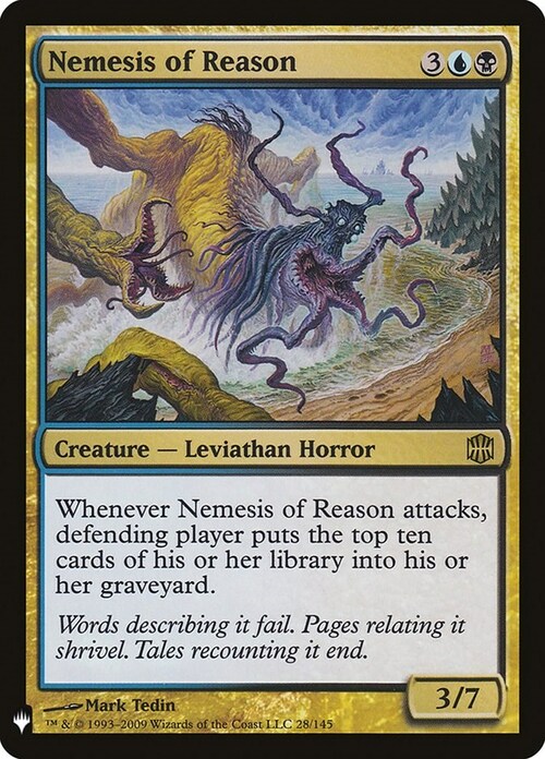 Nemesis of Reason Card Front