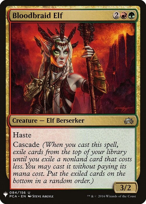 Bloodbraid Elf Card Front