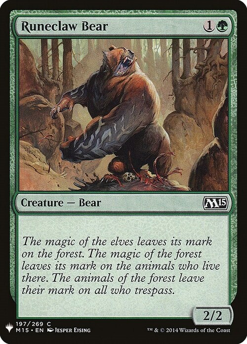 Runeclaw Bear Card Front