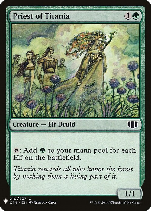 Priest of Titania Card Front