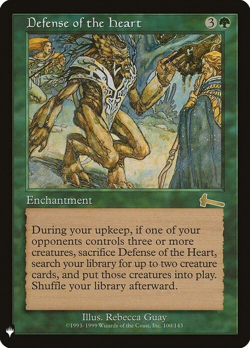 Defense of the Heart Card Front