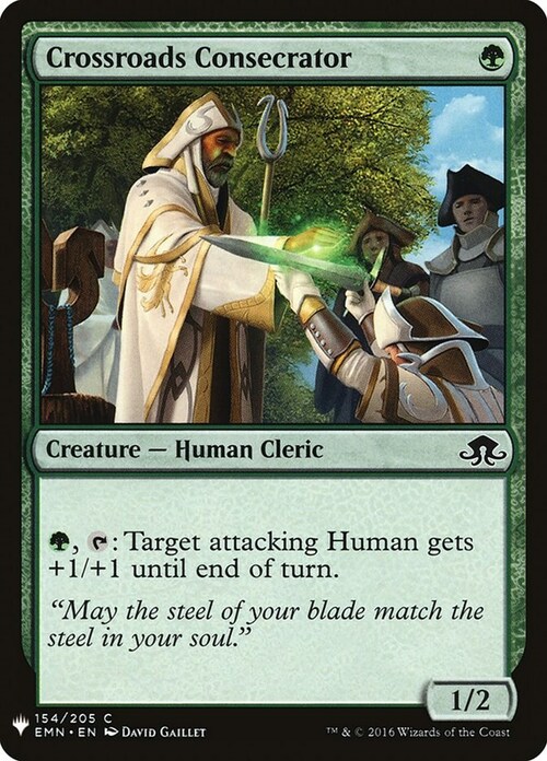 Crossroads Consecrator Card Front