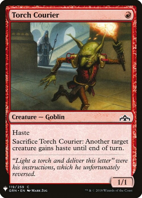 Torch Courier Card Front