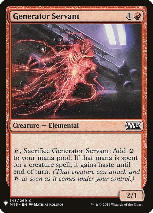 Generator Servant Card Front