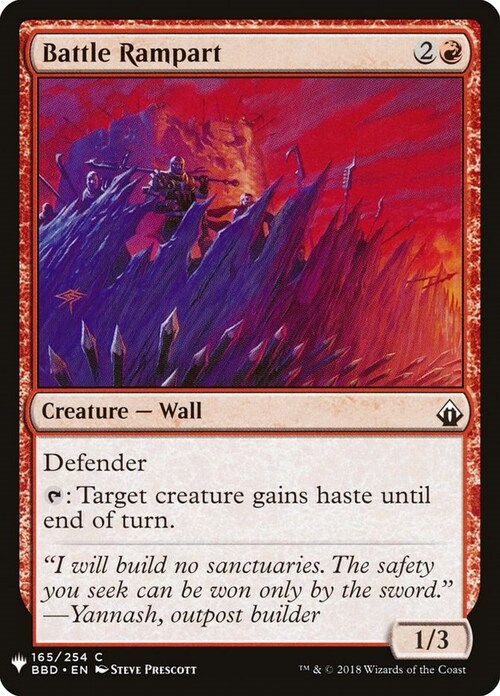 Battle Rampart Card Front