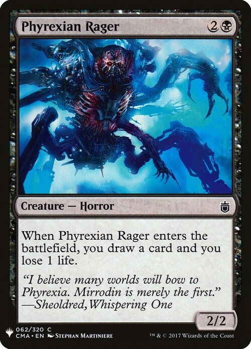 Phyrexian Rager Card Front