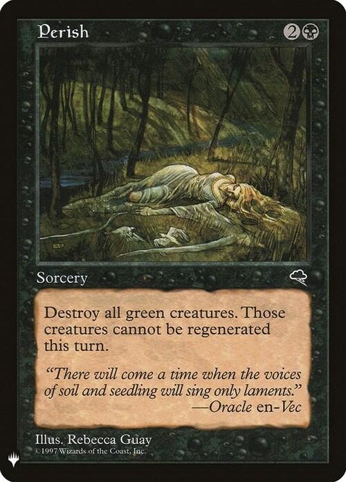 Perish Card Front