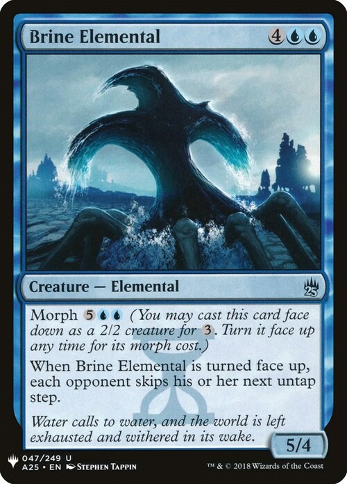 Brine Elemental Card Front