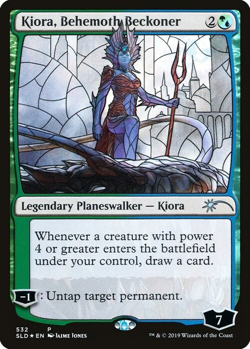 Kiora, Behemoth Beckoner Card Front