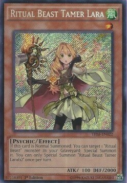 Ritual Beast Tamer Lara Card Front