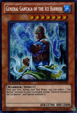 General Gantala of the Ice Barrier Card Front