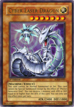 Cyber Laser Dragon Card Front