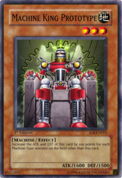 Machine King Prototype Card Front