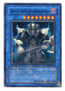 Demise, King of Armageddon Card Front